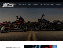 Tablet Screenshot of luckydaves.com